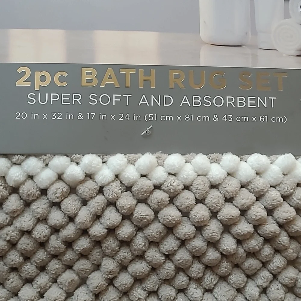 Style Sanctuary 2pc Bath Rug Set